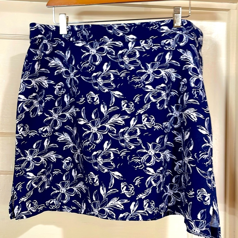 Rafaela XL Blue and White Skort